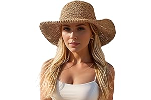 Floppy Big Beach Straw Hat: Packable Sun Protection for Summer Adventures