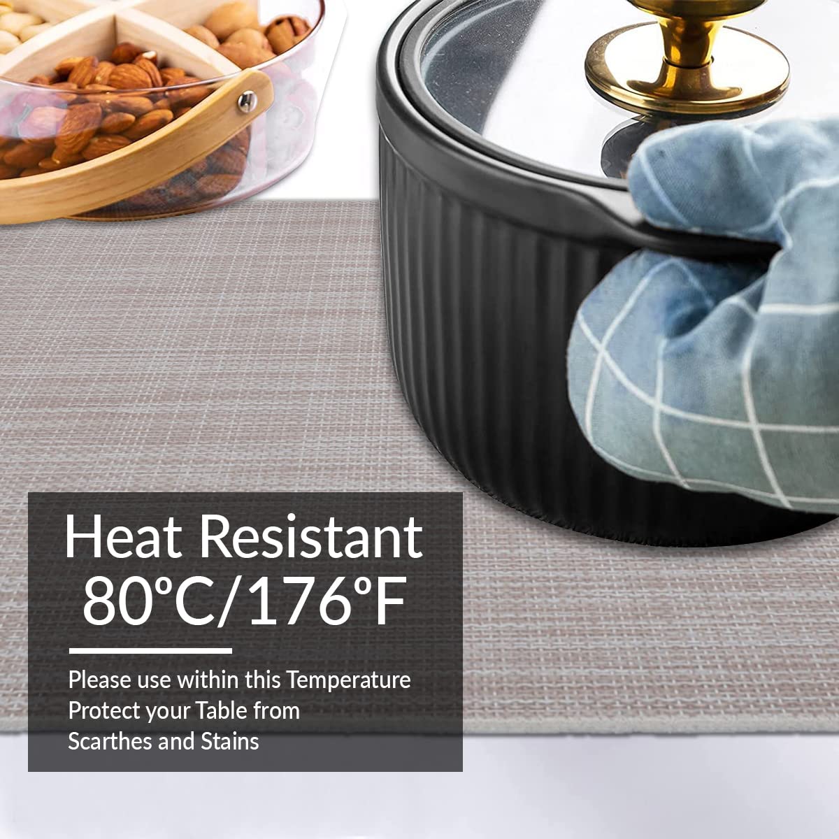 Amazon｜Decozen ランチョンマット ダイニングテーブル用