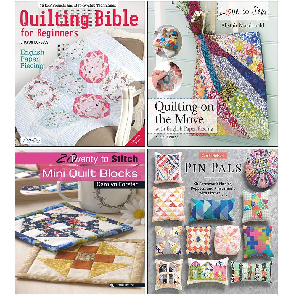 Buy Quilting bible for beginner's english paper piecing, love to sew quilting on the move, 20 to