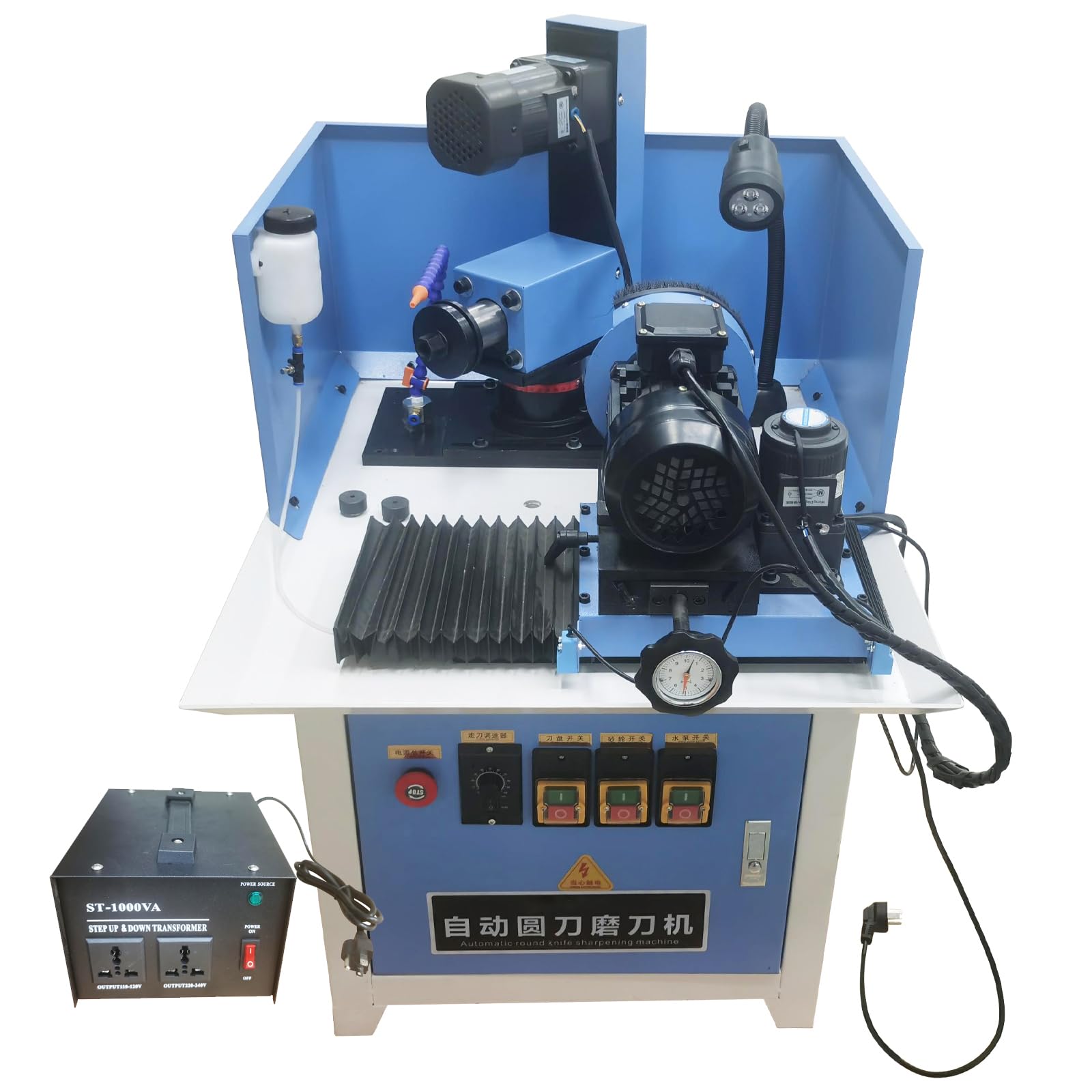 220V Automatic Round Blade Sharpening Machine Knife Grinder for Circular Blades 50-300mm 1 97-11 8 Water Injection Round