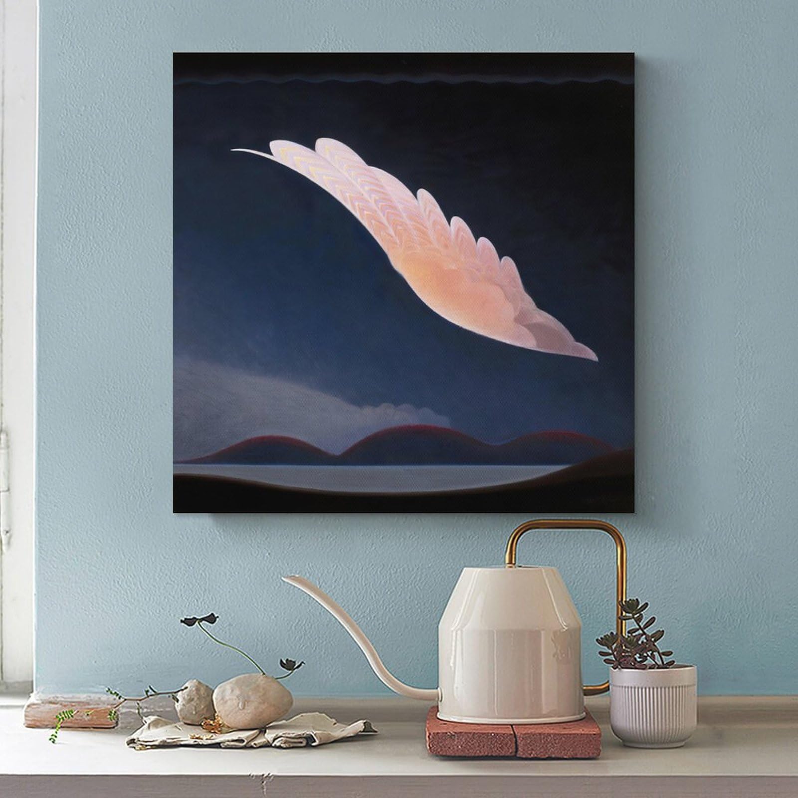 Amazon.com: BAIKAI Agnes Pelton The Primal Wing Poster Hanging