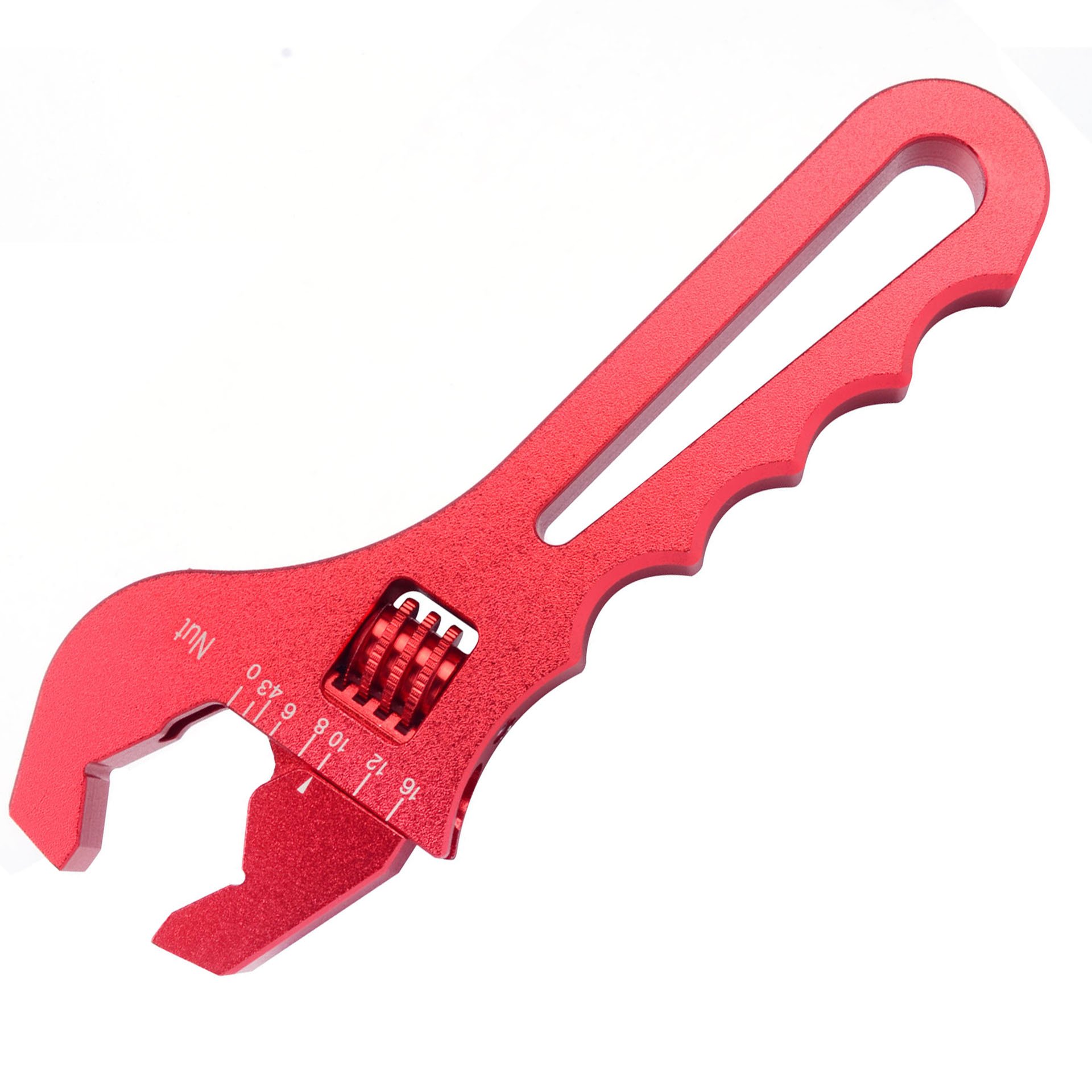 SYKRSS Mnixy AN3-16 Professional Adjustable Wrench Spanner Hand Tool Red