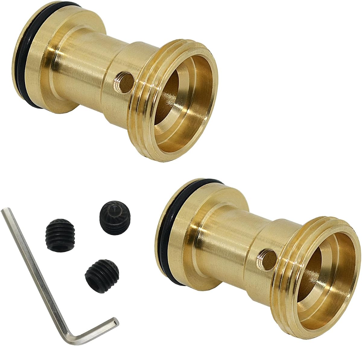 2Pcs RP33794 Tub Spout Adapter for Slip On Diverter, Faucet Replacement Kit | Brass