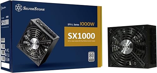 SilverStone Technology SX1000 Platinum 80 Plus Platinum 1000W Fuente de alimentación SFX-L totalmente modular SX1000-LPT-X V11
