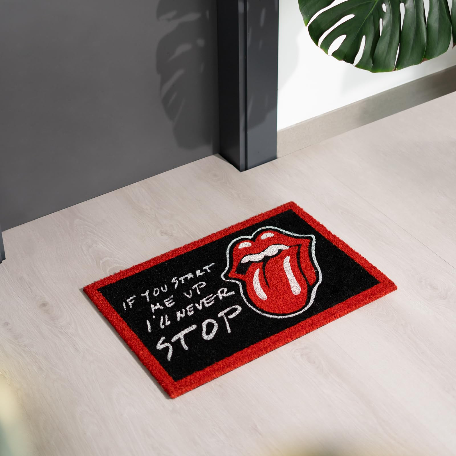 Paillasson Seigneur Des Anneaux 40x60 Cm - Fibre De Coco, Antidérapant | Déco Porte Originale | Grupo Erik