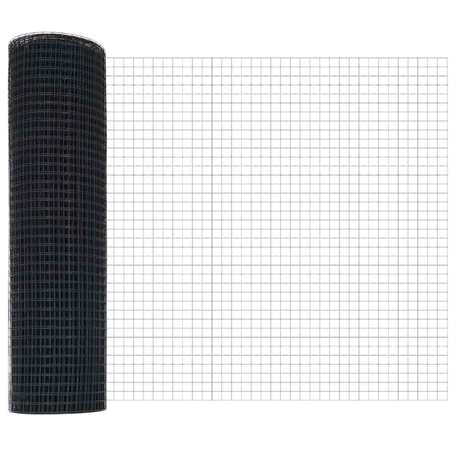 Gecheer Metall-Zaunpfosten-Set 2er Set Grau Metall 10 x 1 m Stabil, Stabile Stahlpfähle für Gartenzäune Landwirtschaft Weidenetze Hühnerdraht3352166