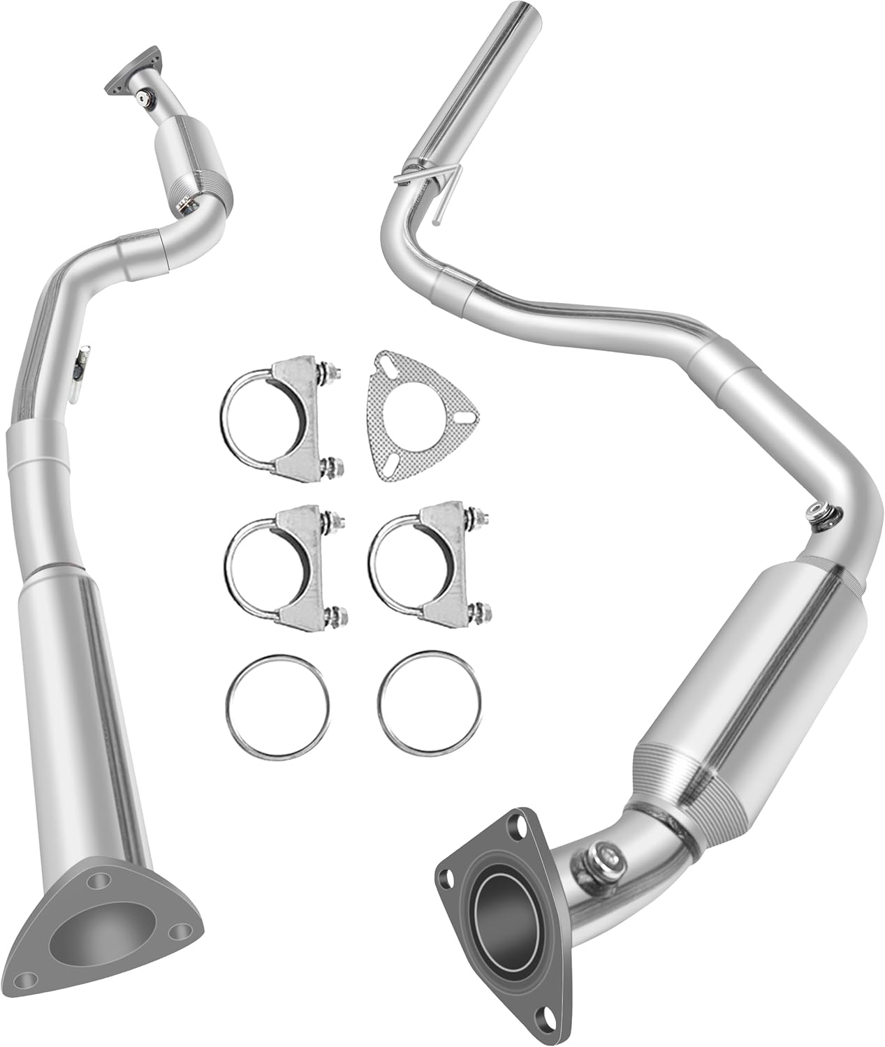 Catalytic converter Compatible with 2006-2009 Chevy Express 2500/Express 3500 4.8L 6.0L,2006-2009 GMC Savana 2500/Savana 3500 4.8L 6.0L Replace 645817 645816(EPA Compliant+standard)