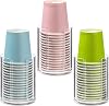 3 Pack Bathroom Cup Dispenser 3 oz Countertop Storage Mouthwash Cups Holder, Plastic Small Disposable Paper Cup Holders for Bathroom Sink Counter