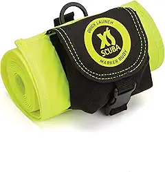 XS Scuba Marcador de inicialização rápida, boia amarela