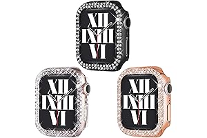 3-Pack Compatible with Apple Watch Case 42mm Series 3 2 1: Bling...