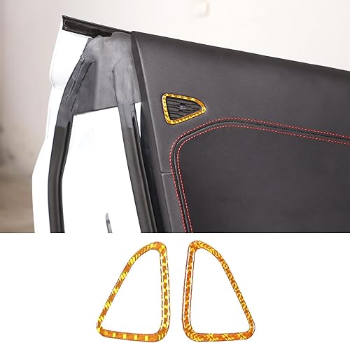 Miniatura 8 de CHEAYAR Adhesivo suave de fibra de carbono real 3D para puerta de automóvil, marco de altavoz, compatible con Corvette C8 Stingray Z06 Z51 2020 2021