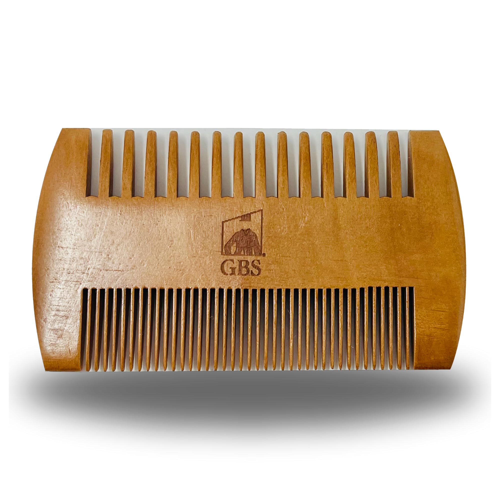 G.B.S Beard Natural Wooden Comb-Superior, Durable Quality, Tangles Eliminator, Anti-Static Anti Breaking, Beard straightener Comb- Provides Beard Growth and Health