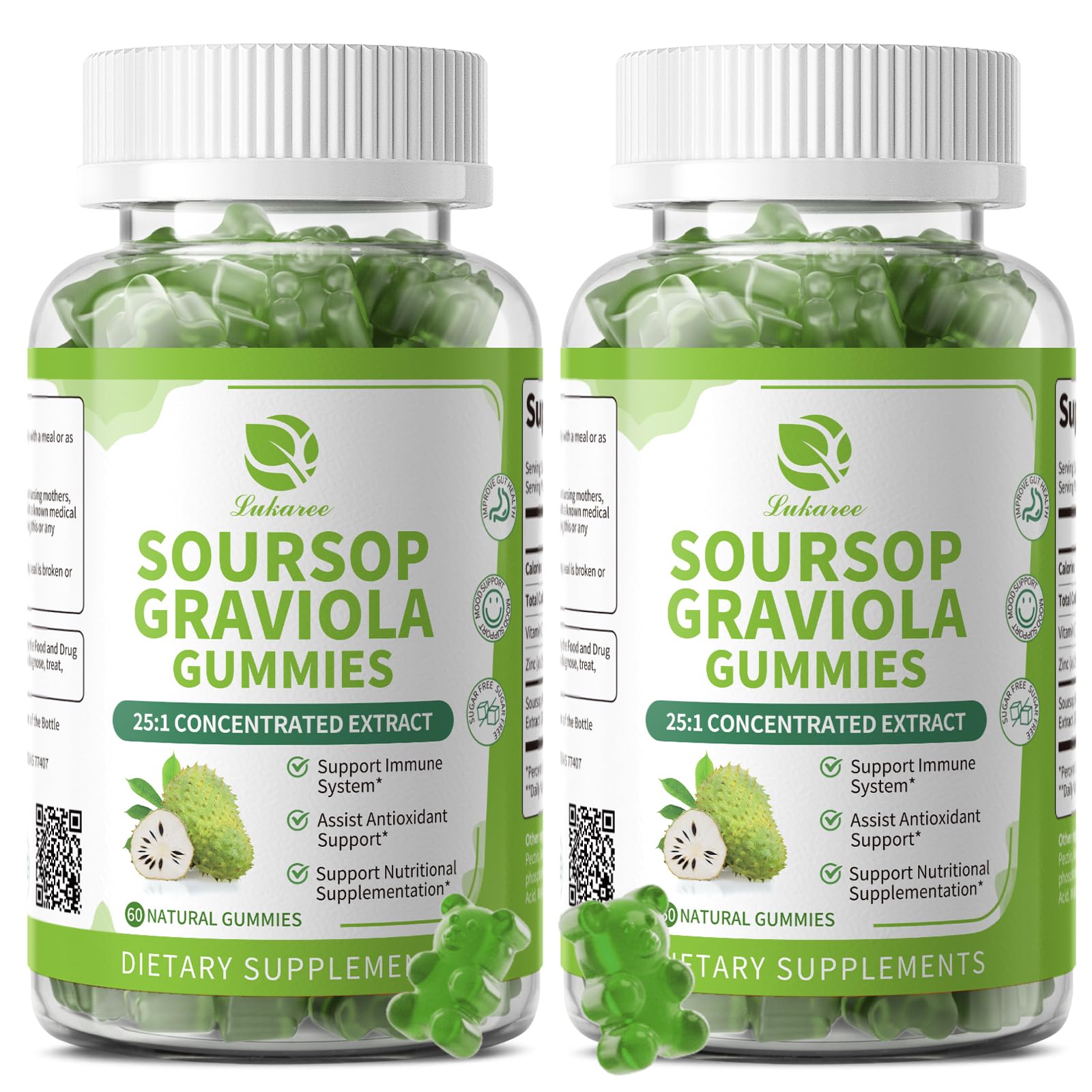 Lukaree Soursop Graviola Gummies