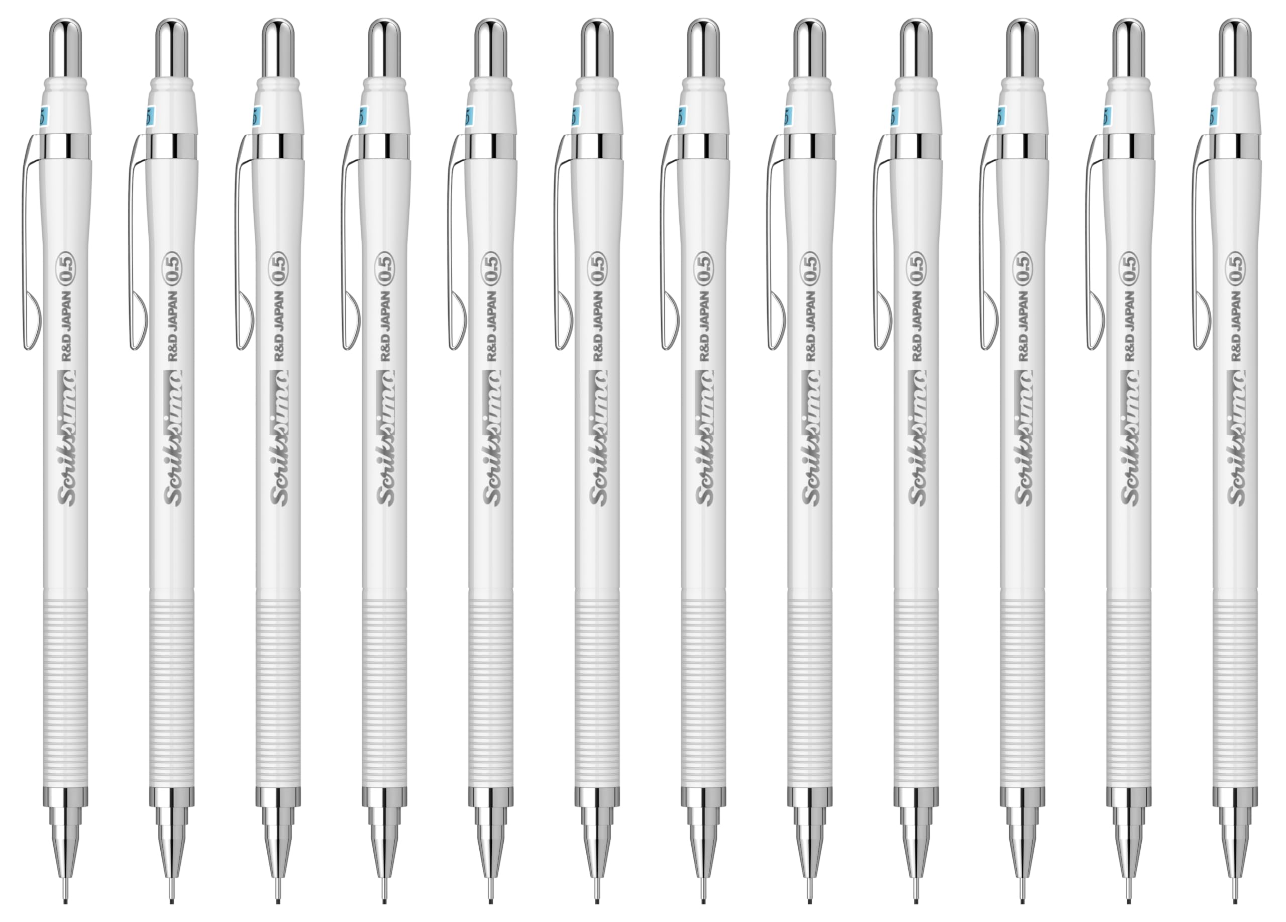 Scrikss Office Simo Mekanik Kurşun Kalem 12'li Ambalaj Beyaz 0.5 Mm