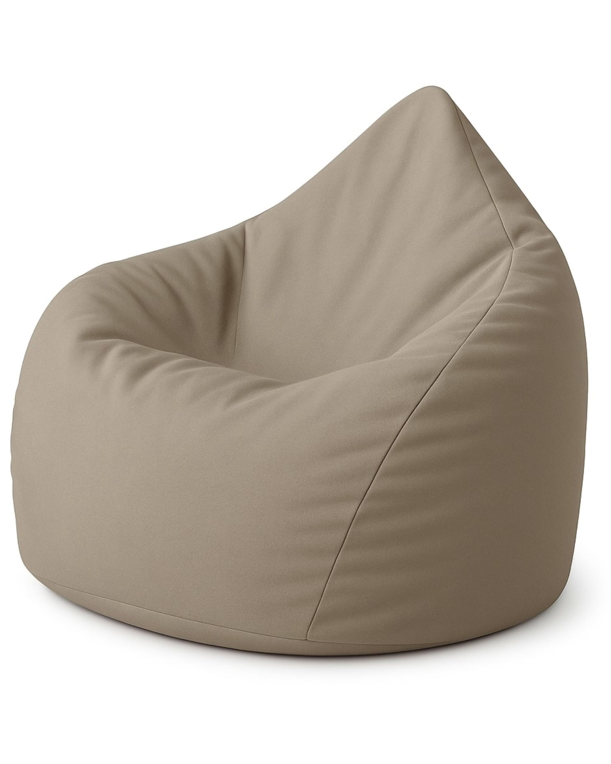 PATCH HOME Pouf a forma di goccia Beige 480 litri imbottitura polistirolo 25 colori 3 misure