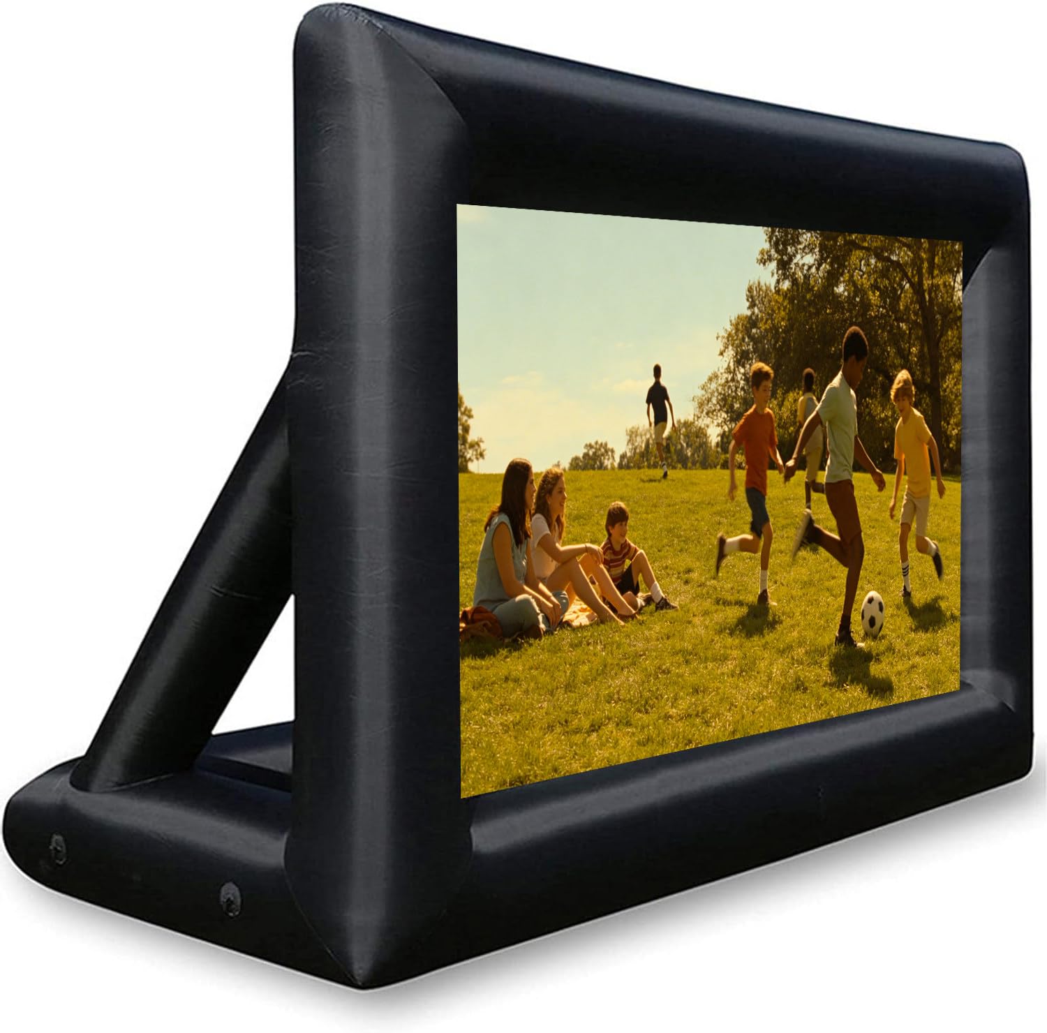Schermo Gigante per Proiezioni Cinematografiche All'aperto, Gonfiabile E Portatile, Design Monoblocco, con Soffiatore d'Aria, Ideale per Serate Cinema in Famiglia 24ft