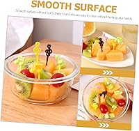 Vista 2 de Tenedores de fruta de notas grandes, tenedores de cóctel, aperitivos, tenedores de fiesta, tenedores para tartas, tenedores pequeños, tenedores