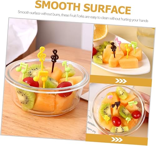 Miniatura 2 de Tenedores de fruta de notas grandes, tenedores de cóctel, aperitivos, tenedores de fiesta, tenedores para tartas, tenedores pequeños, tenedores de