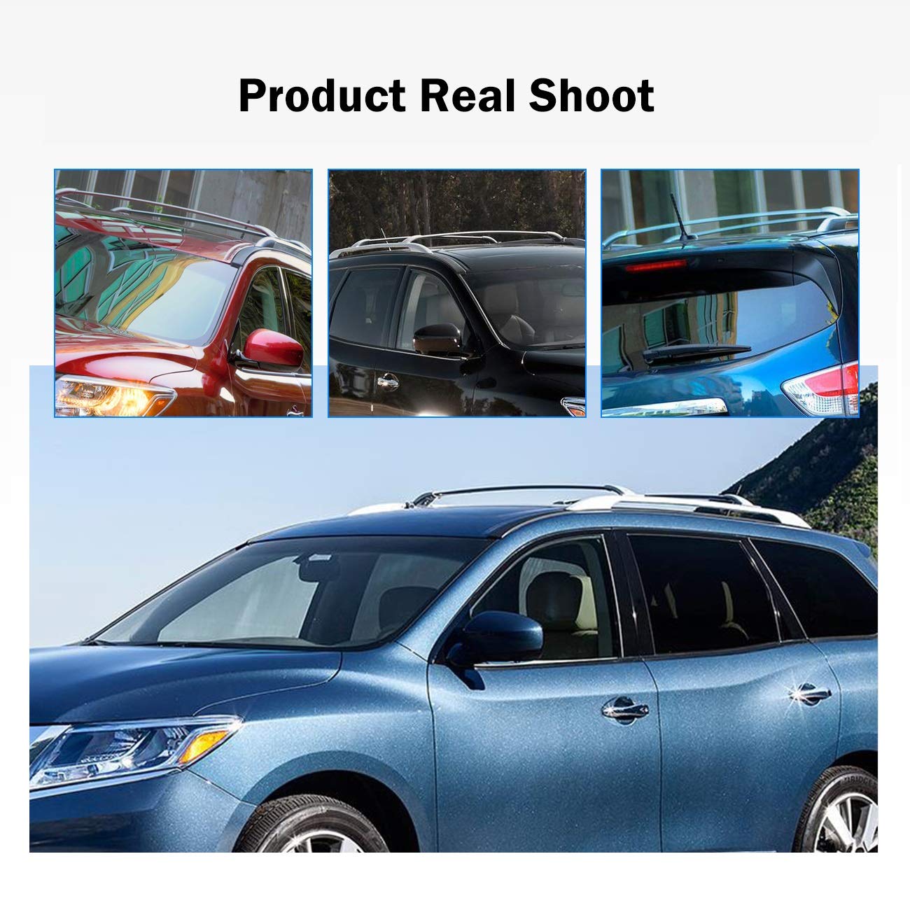 Partol Pathfinder Roof Rack Crossbars for Nissan Pathfinder 2013 2014