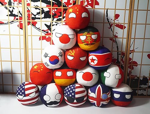 Miniatura 6 de Bisavch Peluche de Polandball de 7.9 pulgadas, juguete de peluche de anime para cosplay, decoración del hogar, Bielorrusia