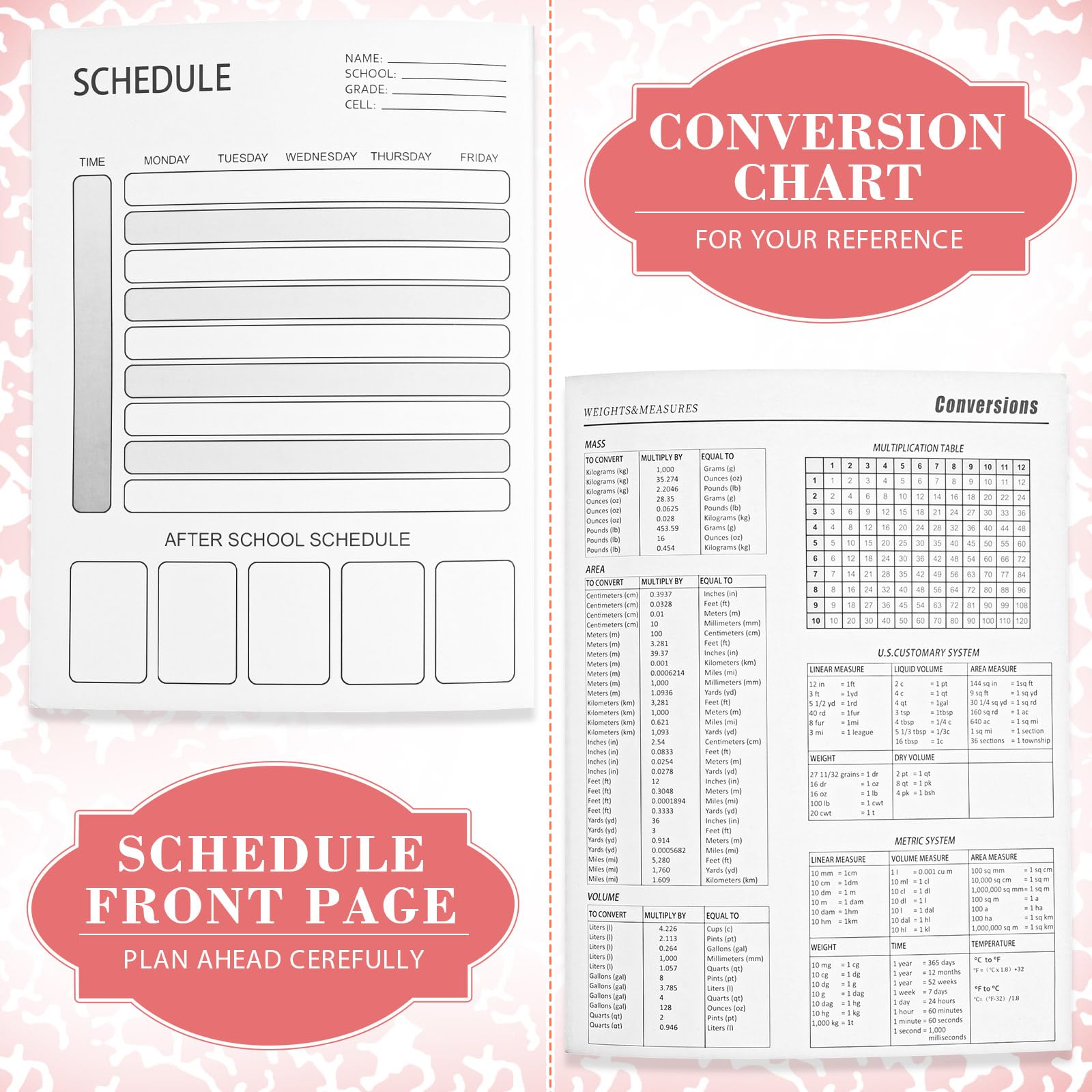 Colarr Paquete de 8 cuadernos de composición de 9.75 x 7.5 pulgadas de ancho con rayas de papel de mármol, varios colores divertidos, cuaderno de oficina y escuela, tapa dura, encuadernación cosida