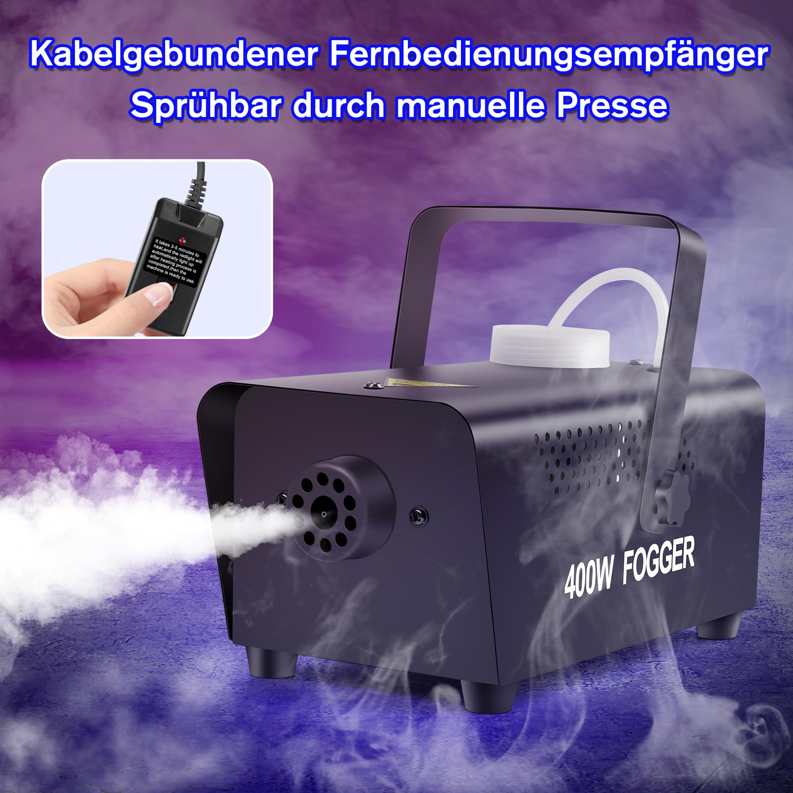 Littleboyny 400W Fog Machine - Image 3