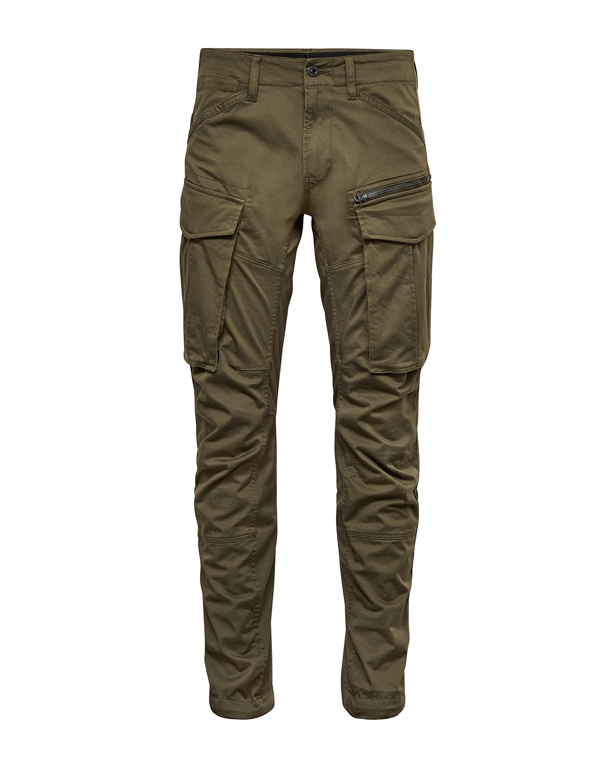 G-STAR Men's Rovic Zip 3D Regular Tapered Pants, Grey (gs Grey D02190-5126-1260), 33W / 36L