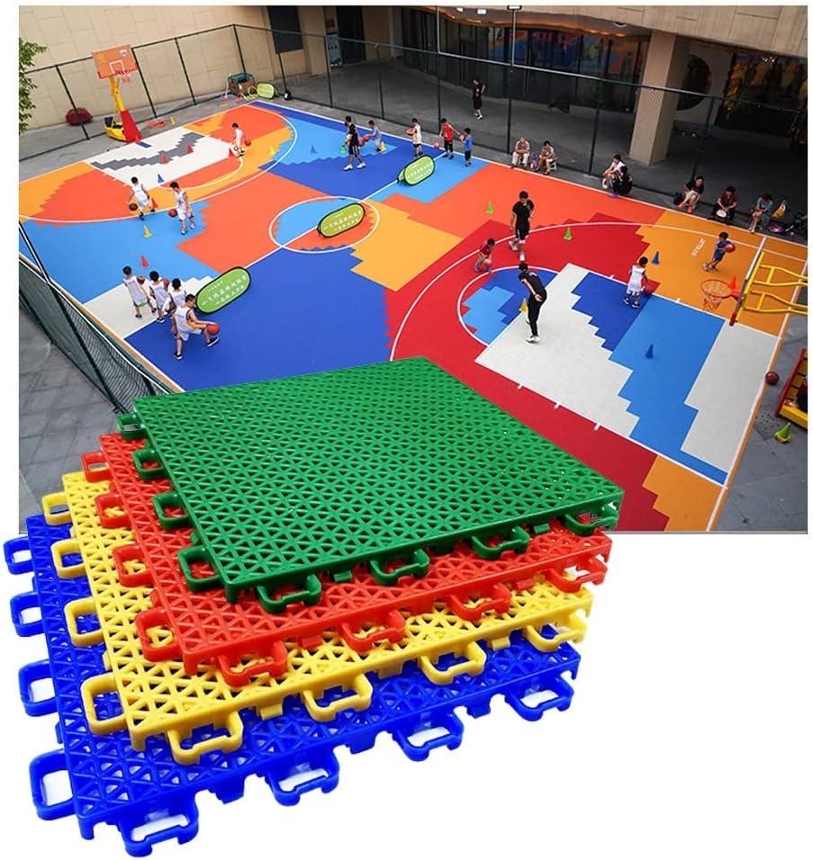 Floor Tiles 25CM Outdoor plastic sports floor, Modular Interlocking