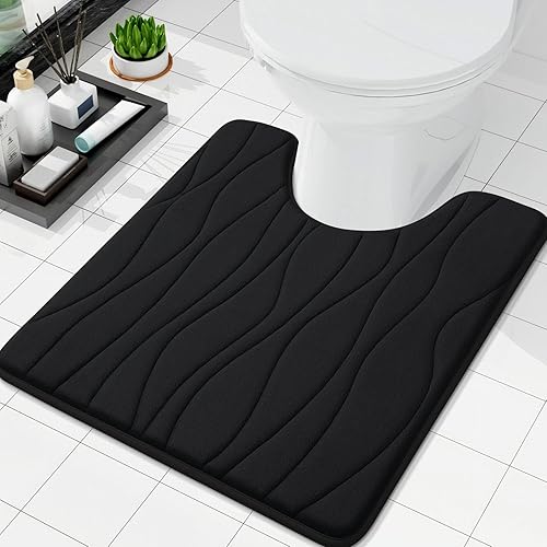 Miniatura 223 de Buganda - Alfombra de baño de espuma viscoelástica 24x16, tapetes de baño extra suaves y absorbentes, antideslizantes y lavables a máquina para el