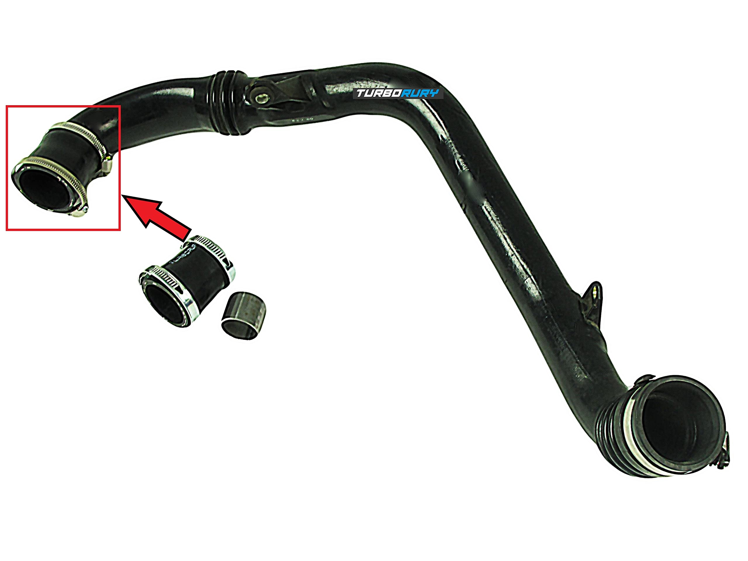 Turboschlauch-Reparaturset TURBO SUBARU LEGACY 2.0D OE 14459AA630 14459AA631 14459AA632 Kevlar-Faser Gummischlauch