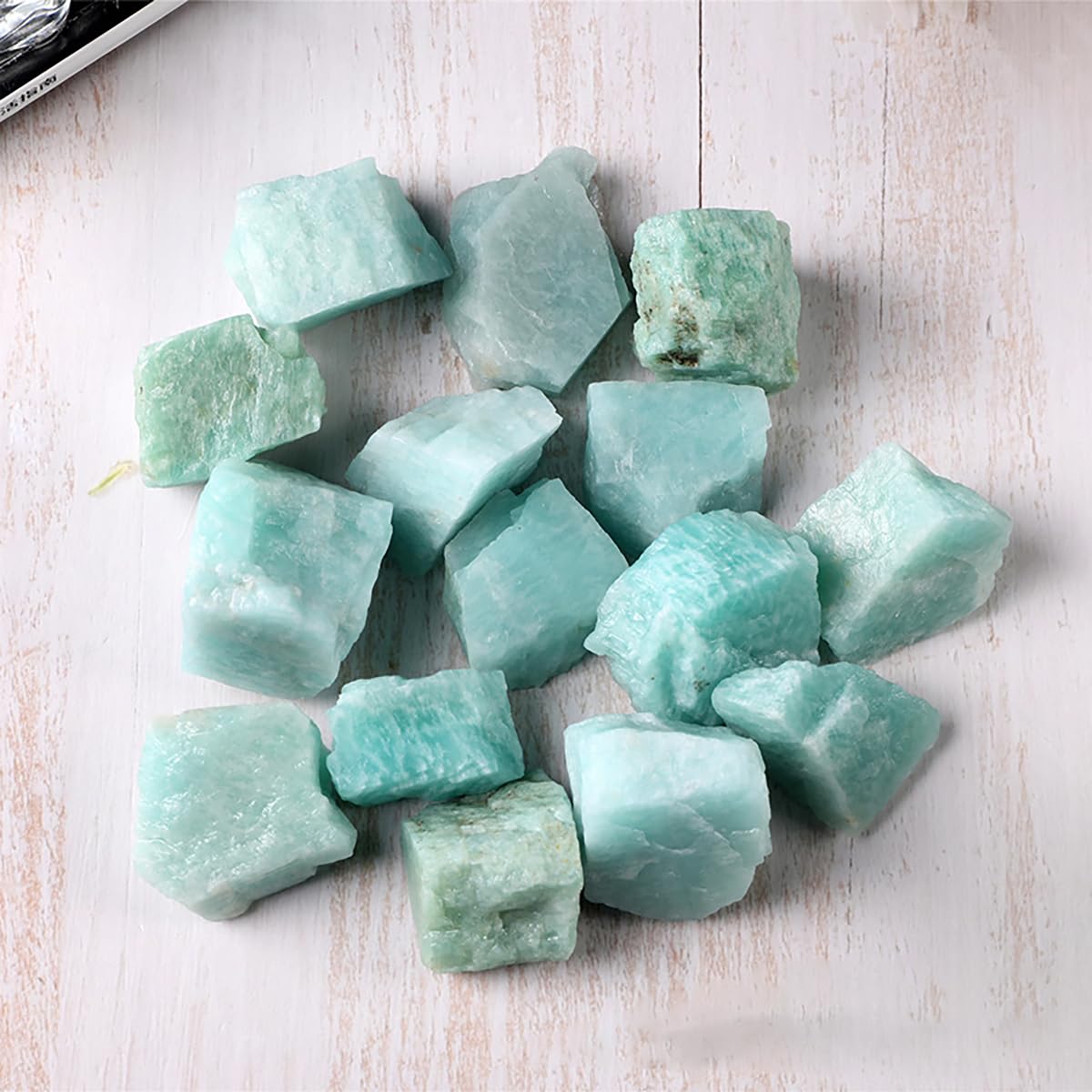 Amazon.co.jp: SUKIMIND 400g ブルーアマゾナイト 原石 天然石 かち