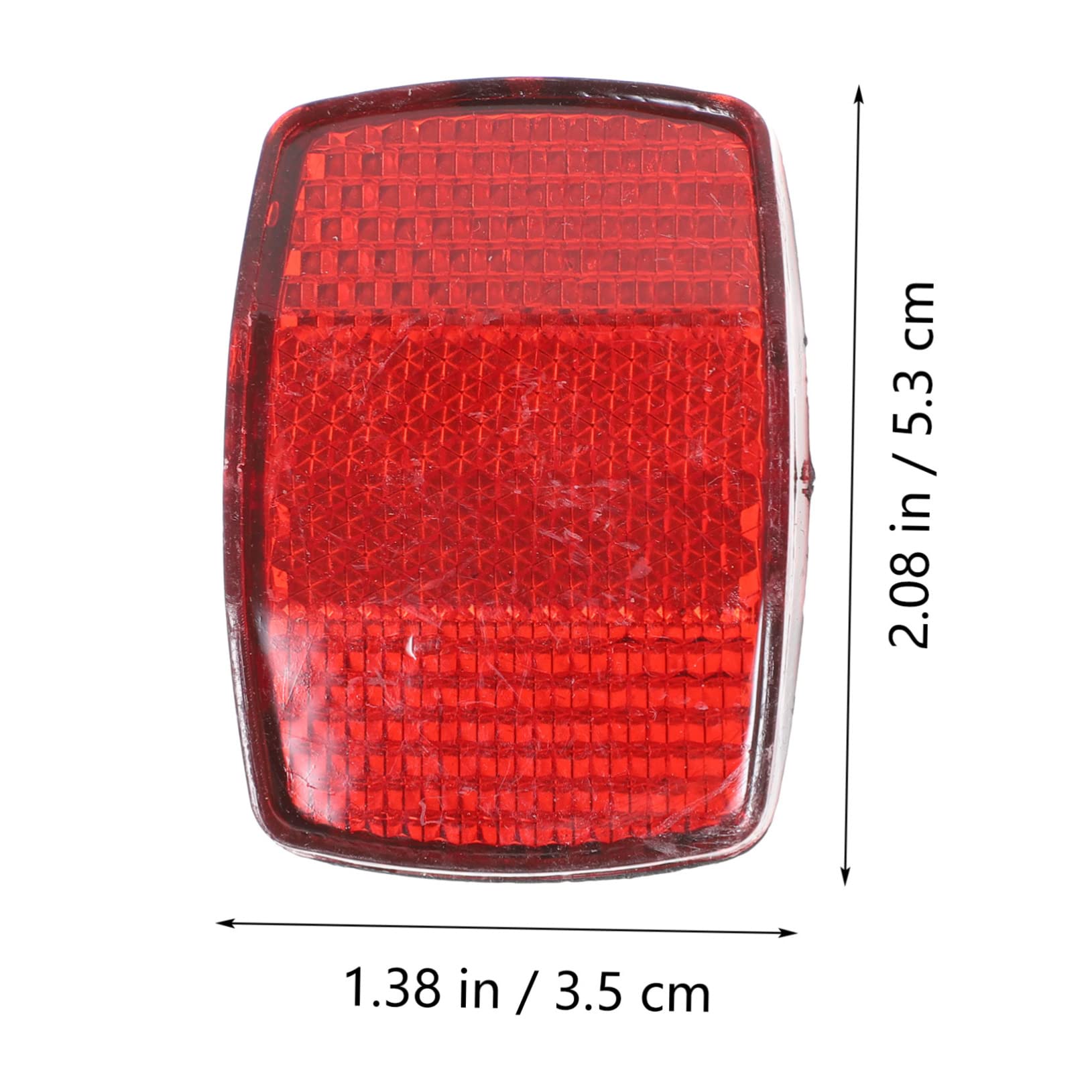 GRIRIW 1Set Bicycle Reflector Front and Rear Reflective Lights for Mountain Bikes Easy Installation No Batteries Required Enhance Night Safety with Durable Reflectors