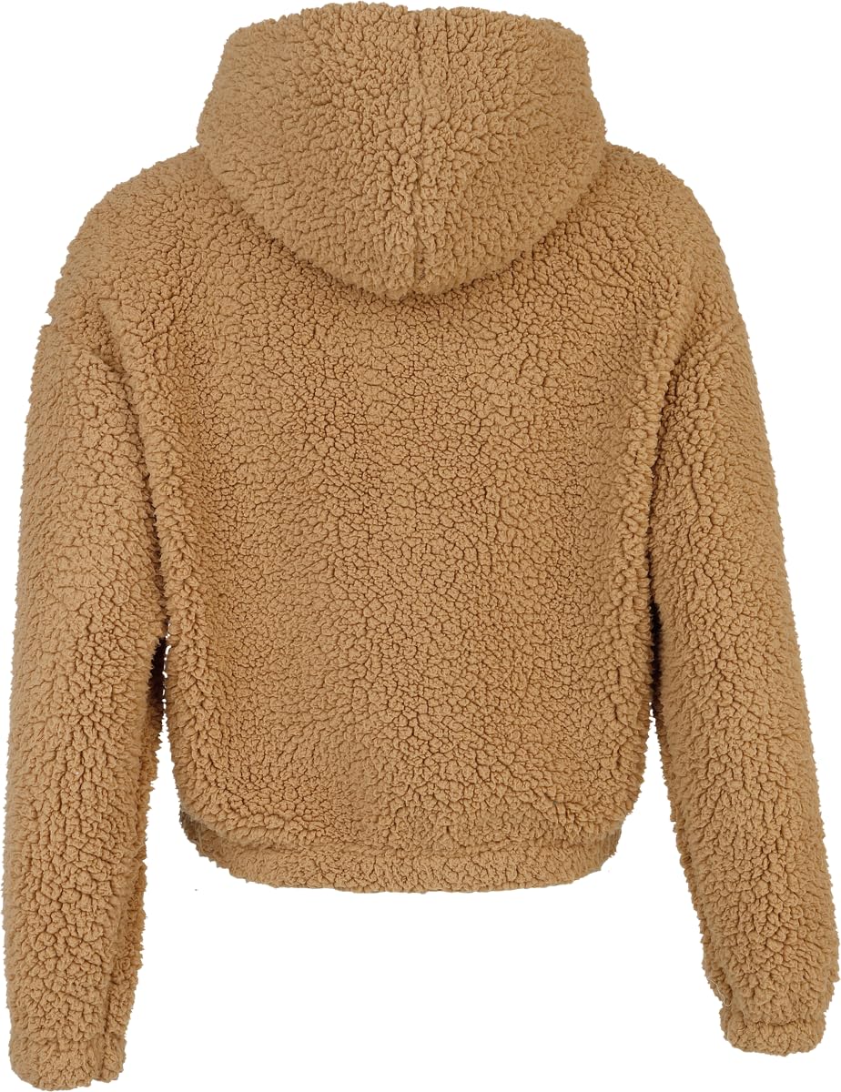 Pokémon Evolie - Teddy Donna Felpa con Cappuccio Marrone 100% Poliestere Regular
