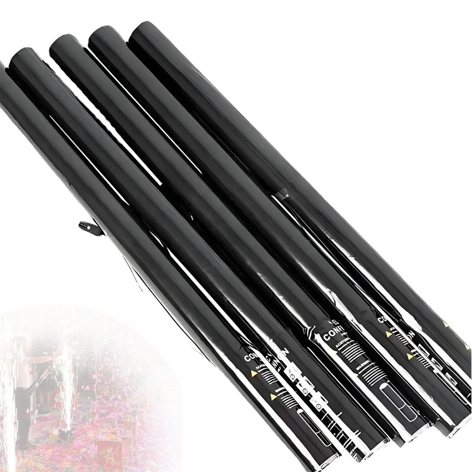 DużE Armatki Konfetti, 80 Cm, Konfetti Na ZaręCzyny, Wielokolorowa Armatka Konfetti, Na BożE Narodzenie, Wesela, Urodziny, Baby Shower Colorroll-25PCS