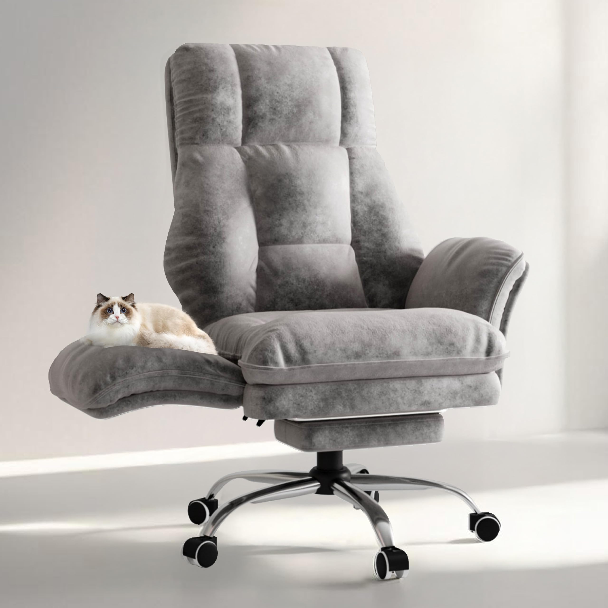 HOMRELEXA Bürostuhl Chefsessel Ergonomisch, Gaming Stuhl