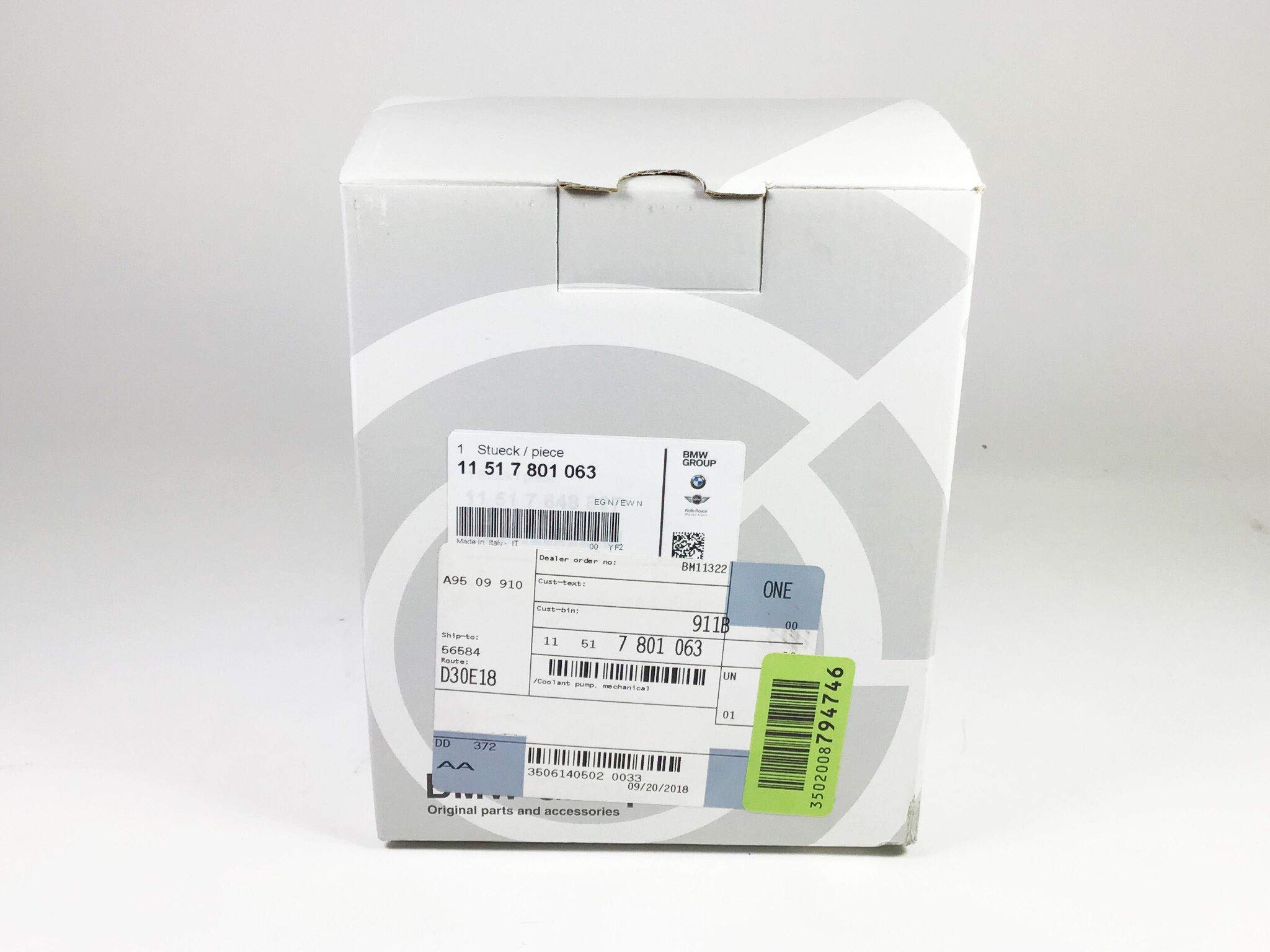 COOLANT PUMP, MECHAN