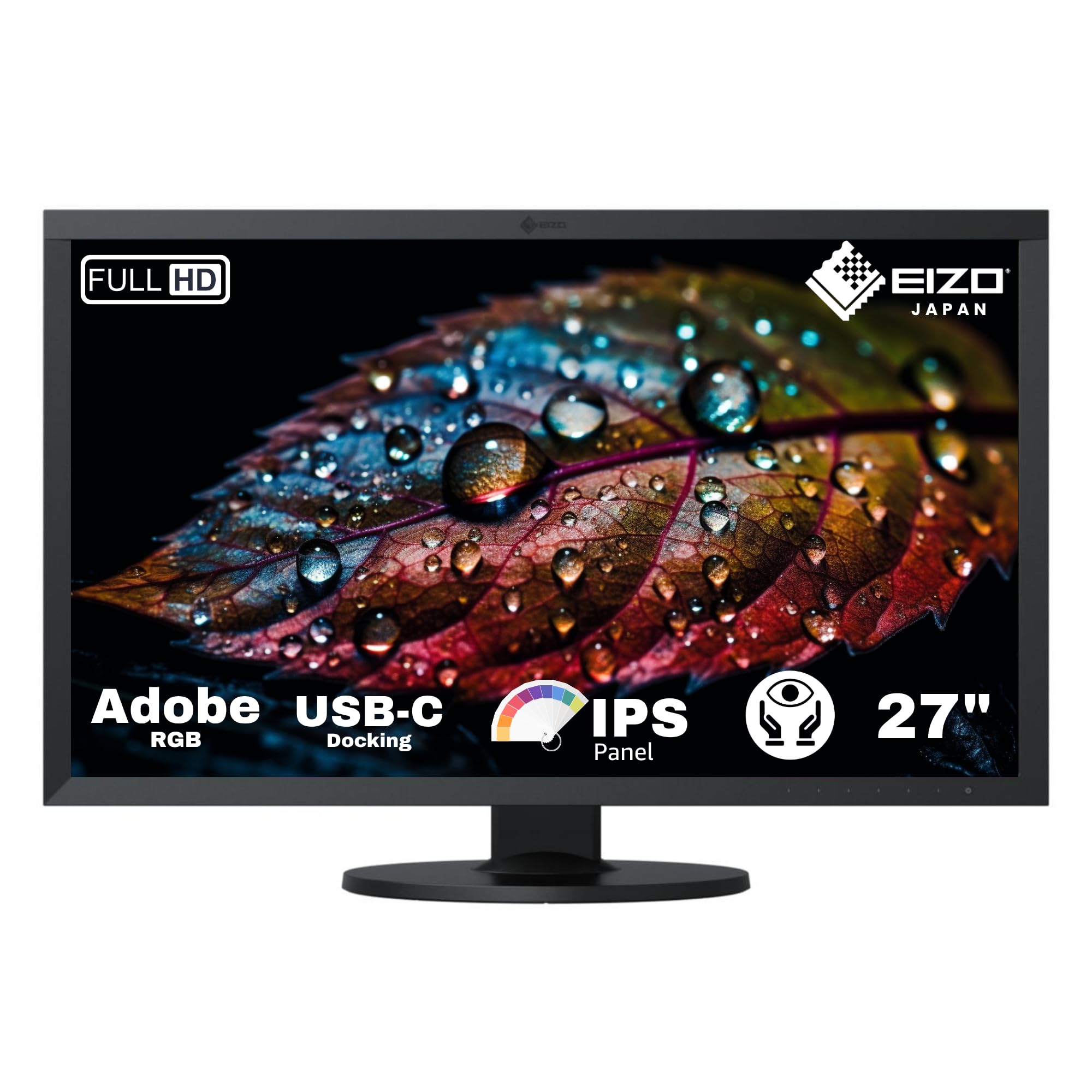 EIZO ColorEdge CS2731 Monitor for PC 27 Inch IPS Display 2560x1440 WQHD with 99% Adobe RGB, USB-C 60W, Factory Calibrated Color Accuracy, 60Hz, Professional for Photo Editing & Design Work-image-35