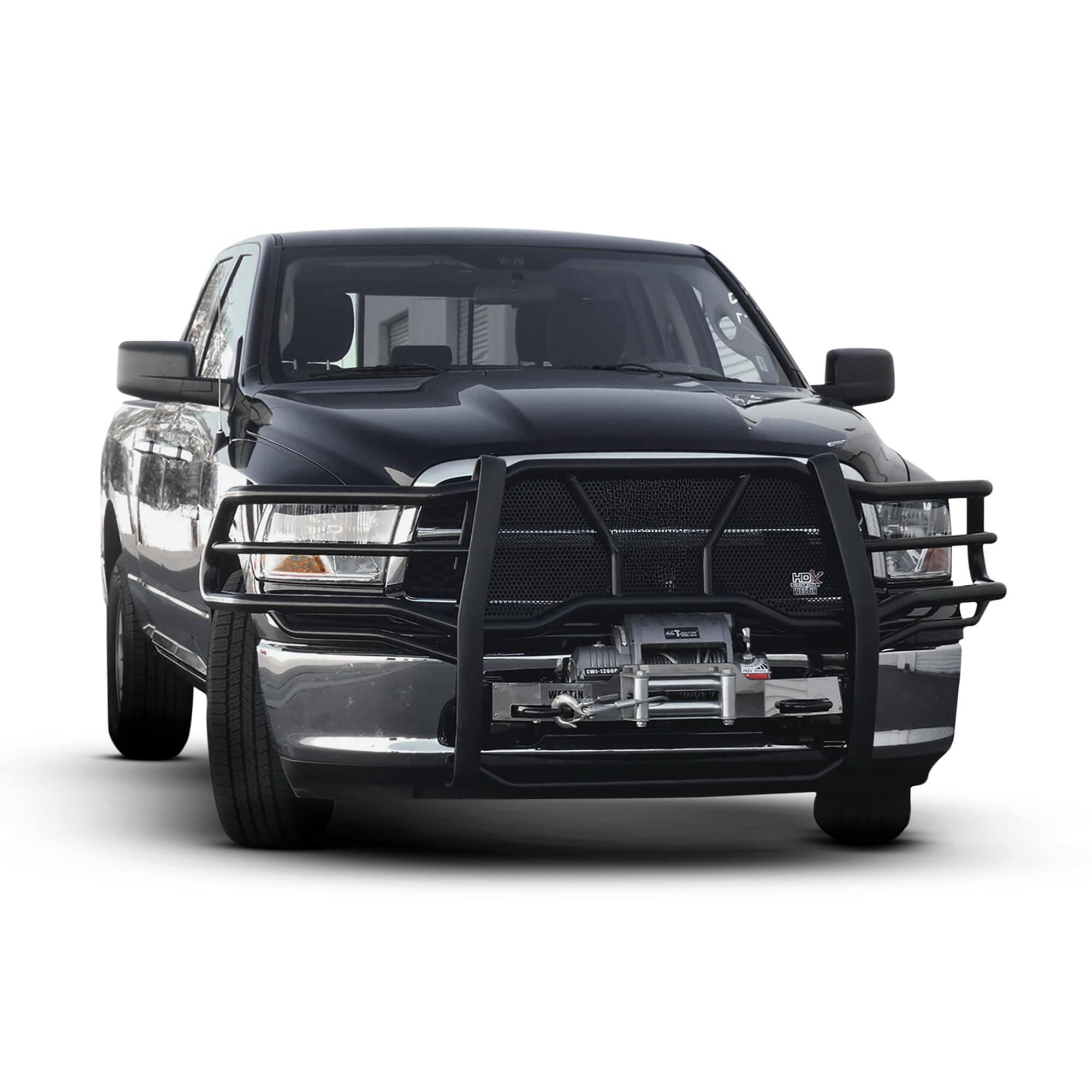 Amazon.com: Westin 57-93545 HDX 1-Piece Winch Mount Grille Guard