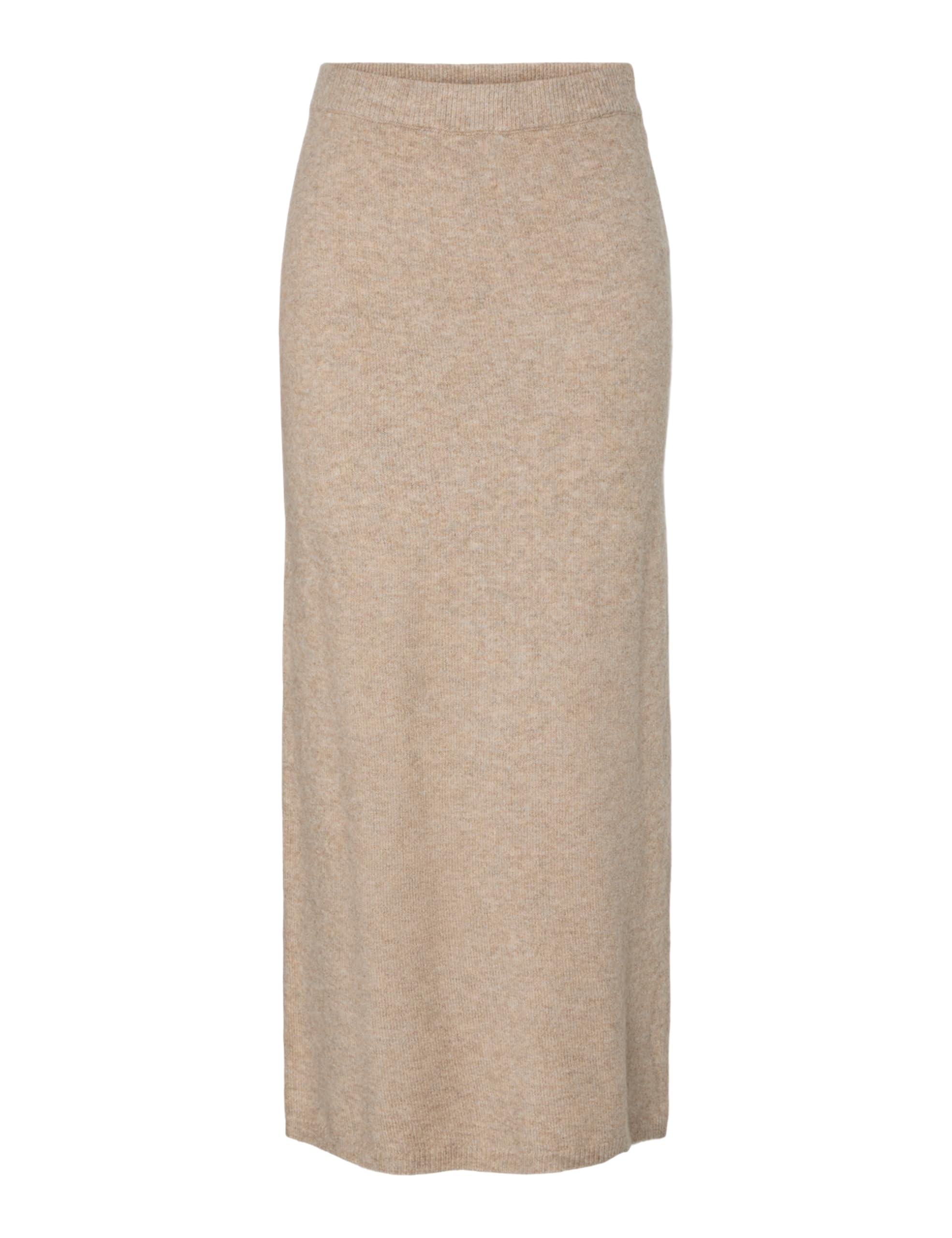PIECES Pcmarcello Hw Knit Skirt BC, Taupe Gray, XS
