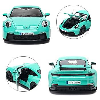 Amazon.com: HTLNUZD Bburag 1/24 New 911 GT3 Static Alloy Car