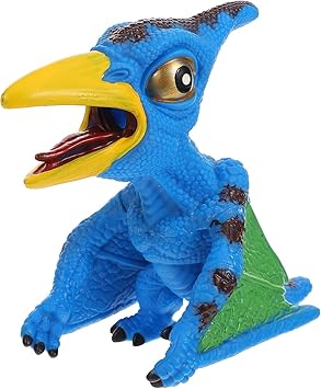 Cartoon Soft Rubber Dinosaur Toys for Kids with Sound Big Size Jurassic World Dinosaurs Model Birthday Gifts, Dino T-Rex Action Figures Dino Toy for Children 1Pcs (Pterosauria), Multicolor