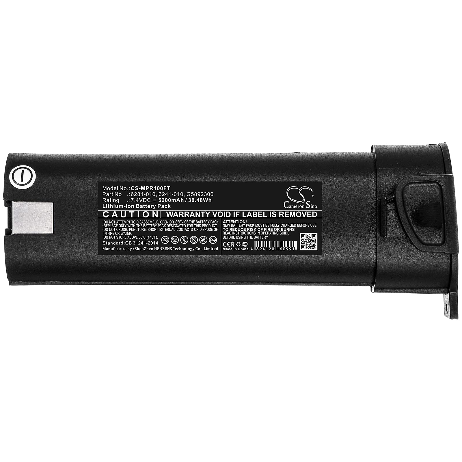CS Ersatzakku für Monarch Nova-Pro 100 LED Stroboskope Nova-Pro Stroboskope Drehzahlmesser