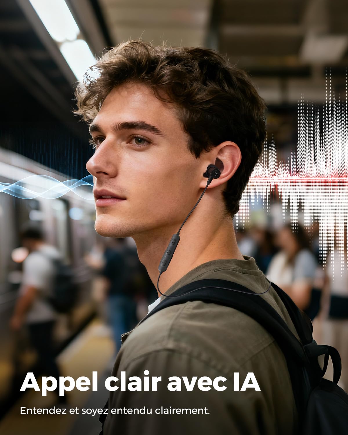 truefree HD-100 Écouteurs sans Fil Écouteurs Bluetooth Intra Auriculaires