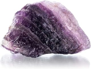 CXD-GEM Natural Purple Fluorite Crystal Specimen Raw Stone for Collection (1.5-2.2 inch)