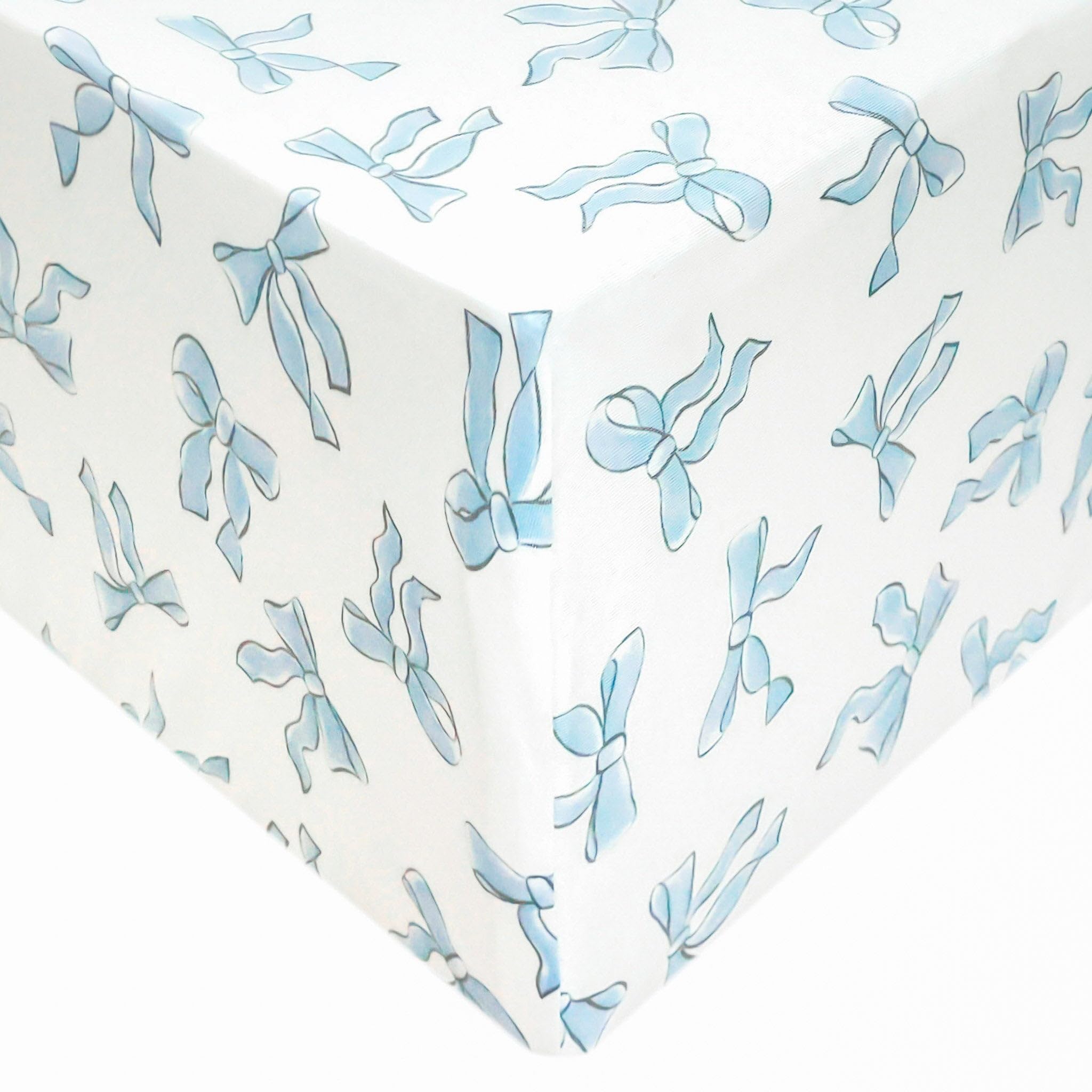 Premium Fitted Knit Crib Sheet/Toddler Sheet "Daphne" by Copper Pearl