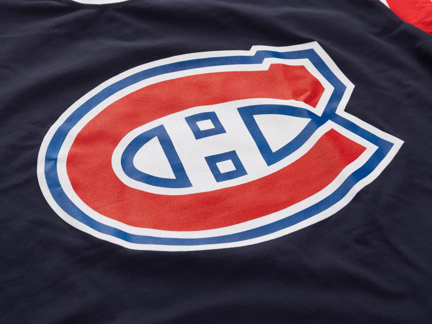 Calhoun NHL Mens Shoulder Stripe Varsity Inset Sleeve Retro Style T-Shirt - 5