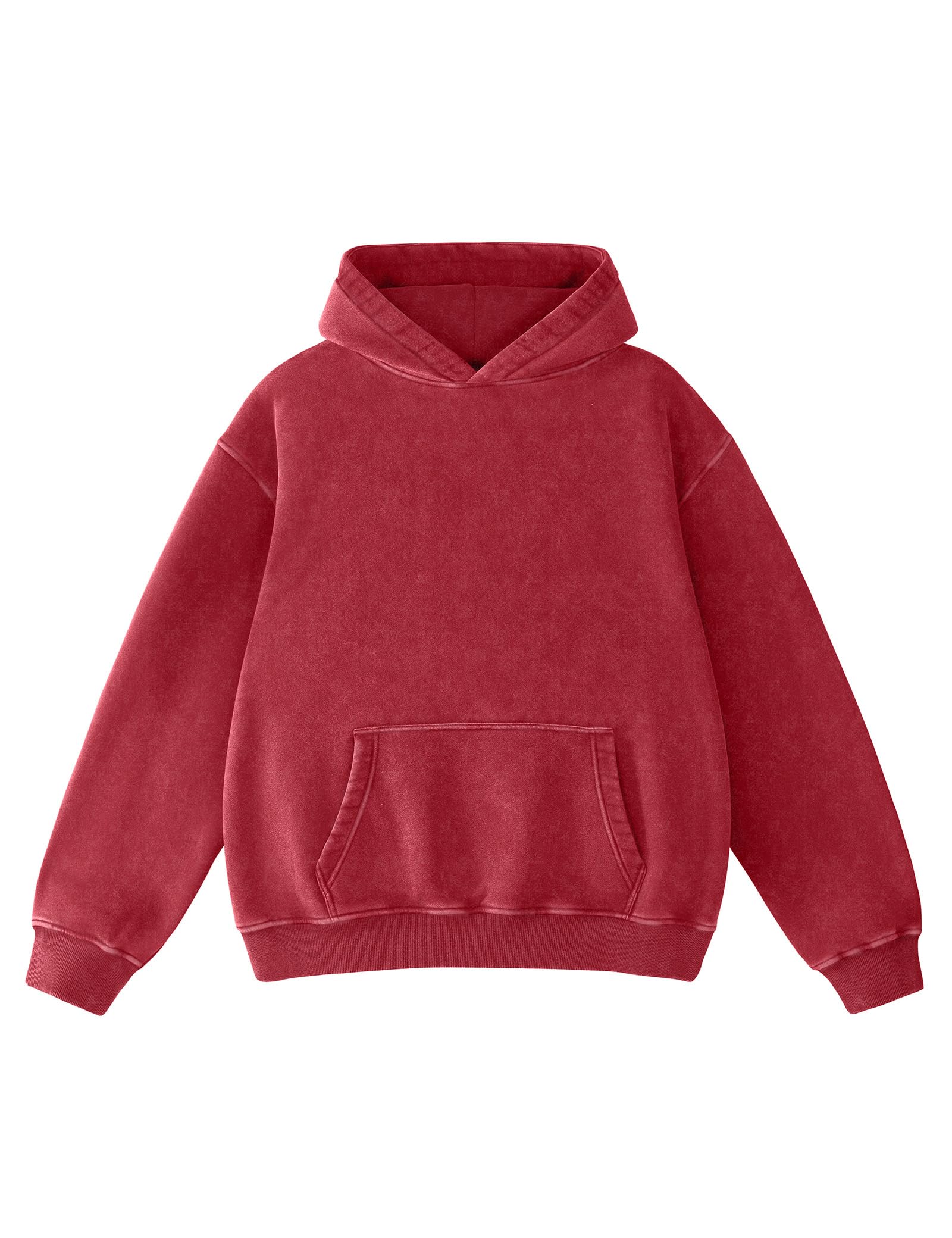 Hatant Oversized Hoodie Sweatshirts for Men Couples Heavyweight Hoodies Pullover Vintage Mens Acid Wash Sweaters Clothes 2026