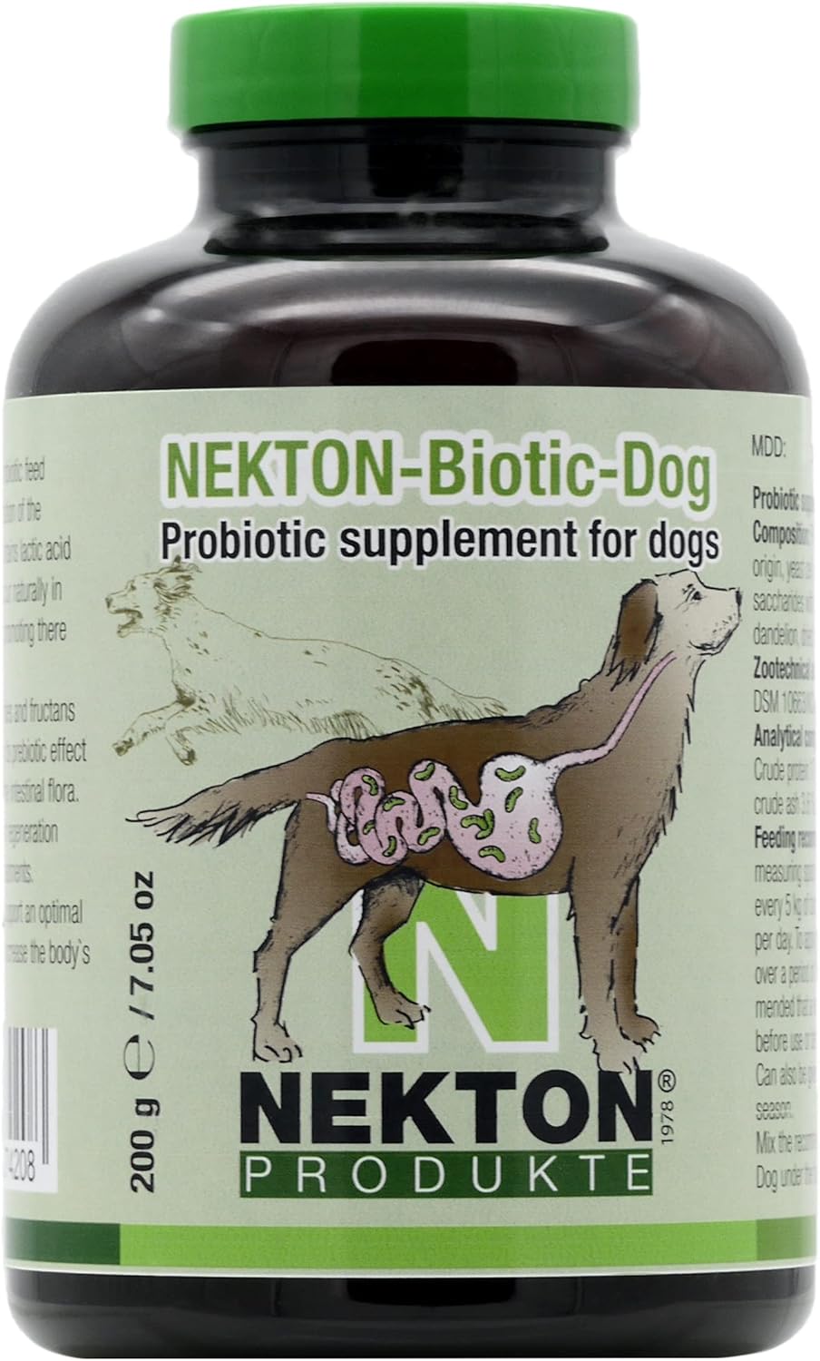 Nekton Biotic-Dog Probiotic Supplemnt for Dogs 200gm (7oz)