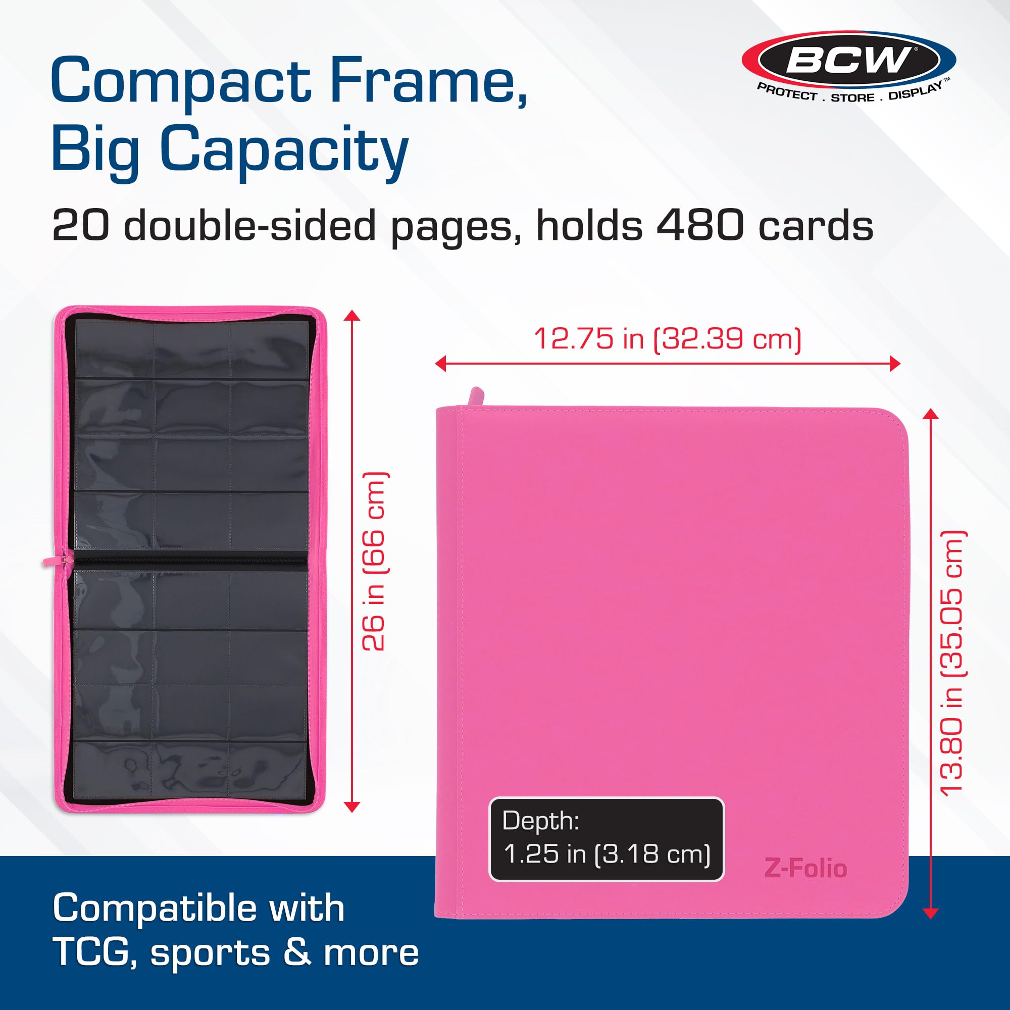 Amazon.co.jp: BCW Z-Folio LX ジッパーポートフォリオ – プレミアム