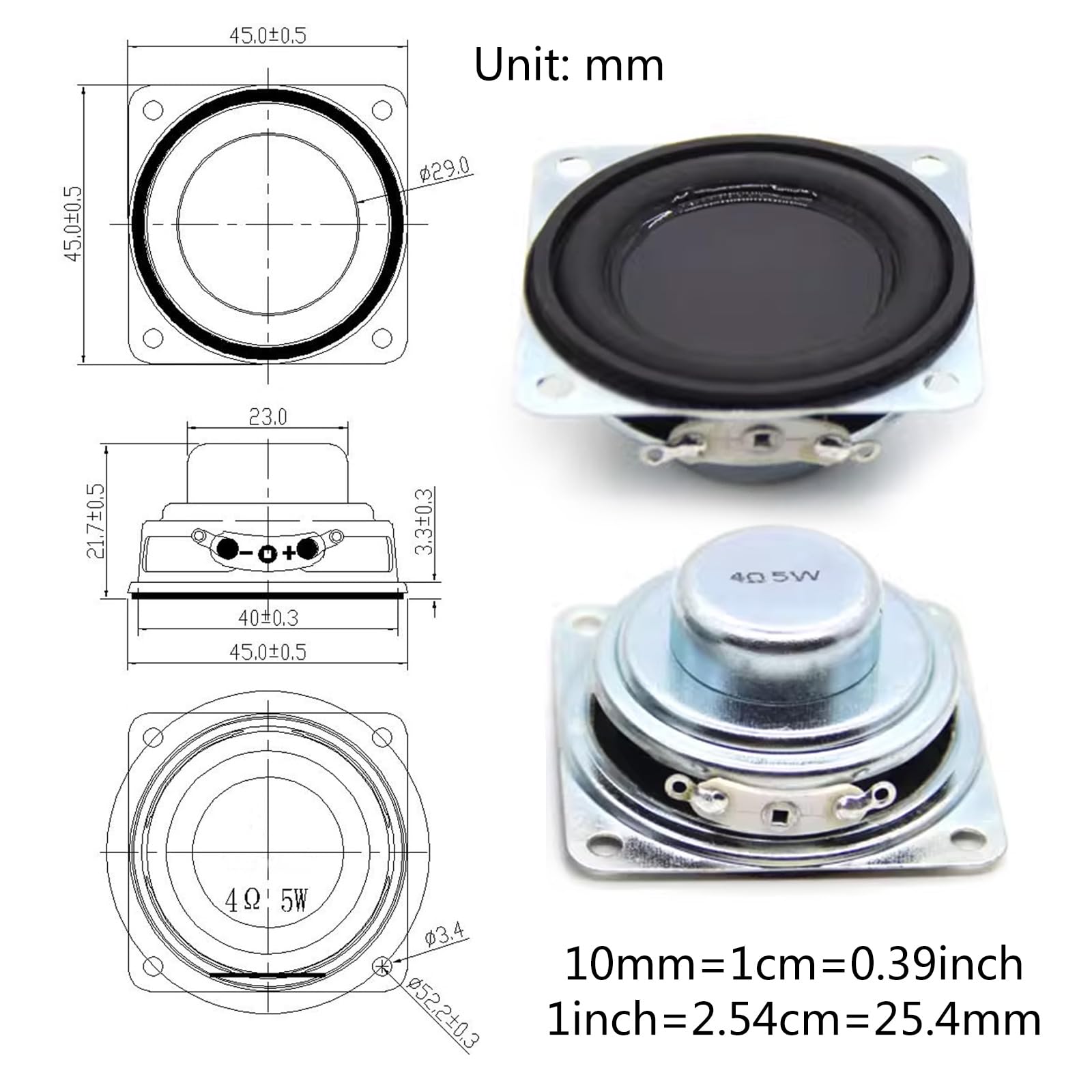 Filtre Passif Subwoofer WELLDOER SUB90 - Séparateur De Fréquence 120W Pour Caisson De Basse Hi-Fi